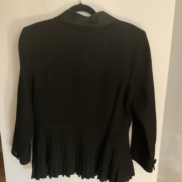 Valentino Night black jacket with peplum. Size 14. - Picture 10 of 12